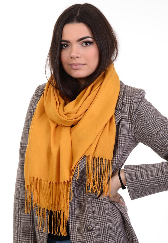 Szal Damski Żółty