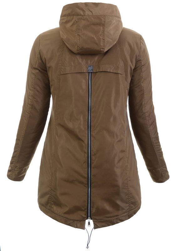 Damska Wiosenna Kurtka Anna Brązowa
