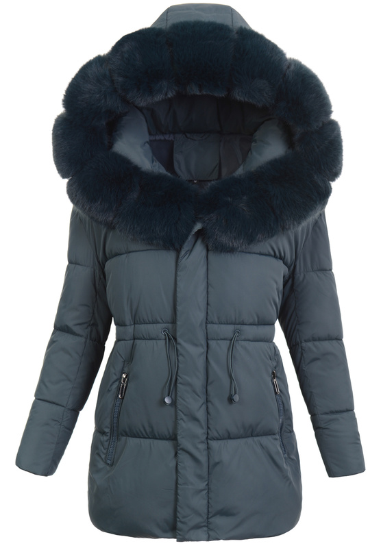 Damska Kurtka Zimowa Hortensja Zielona