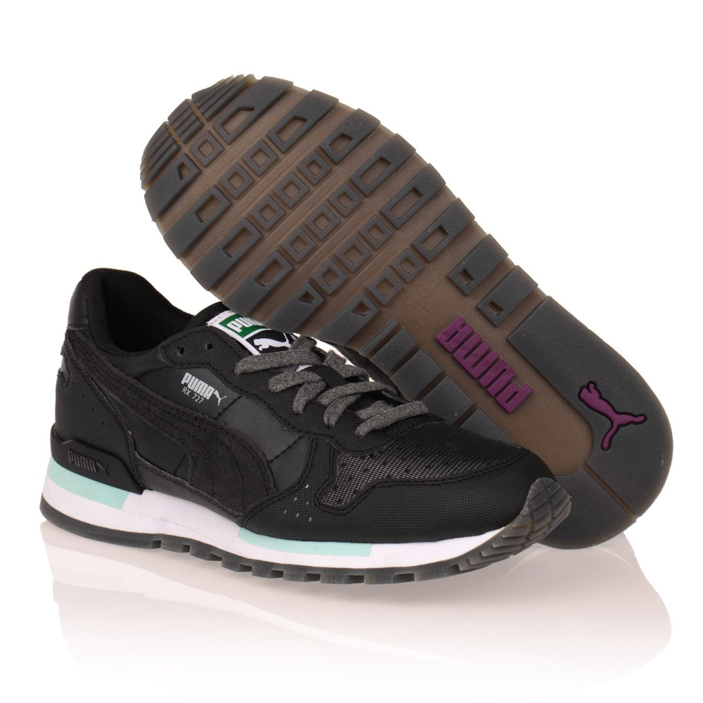 Damskie Sportowe Buty Puma RX 727 BasicSP Ripstop Wn's Czarne