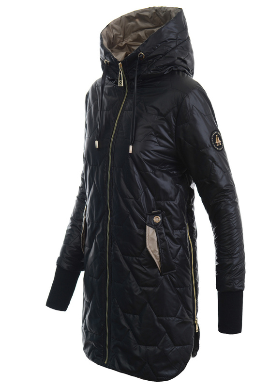 Damska Kurtka Przejściowa Wiosenna Malika Czarna