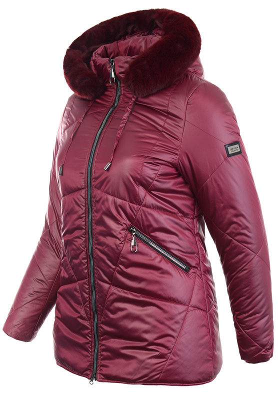 Damska Kurtka Ortalionowa Julianna Bordowa