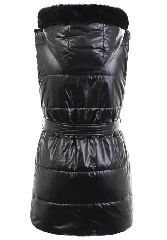 Damska Kamizelka Bezrękawnik Berta Czarny