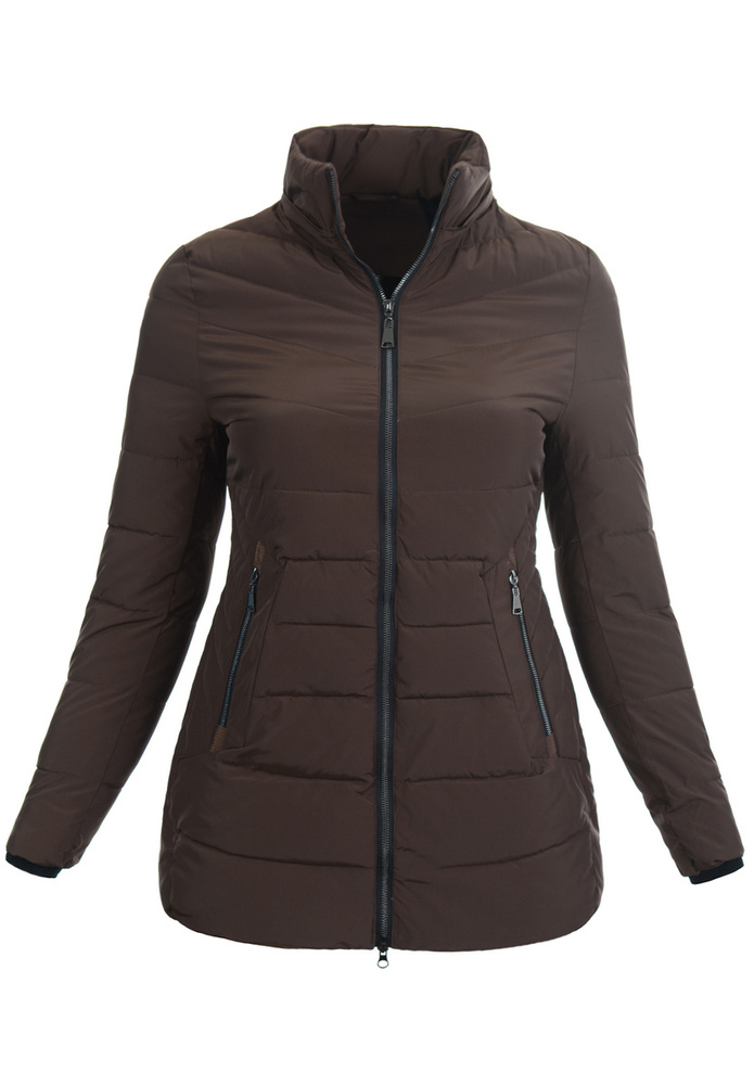 Damska Kurtka Zimowa Debora Brązowa