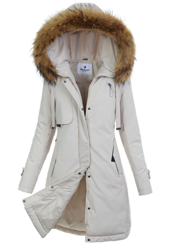 Damska Kurtka Zimowa Beata Beżowa