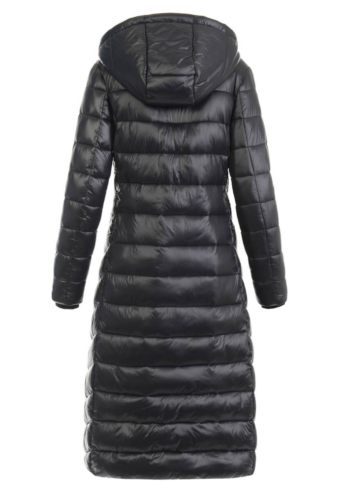 Damska Kurtka Ortalionowa Długa Felicja Czarna