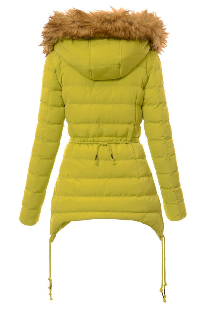 Damska Kurtka Ortalionowa Limonkowa