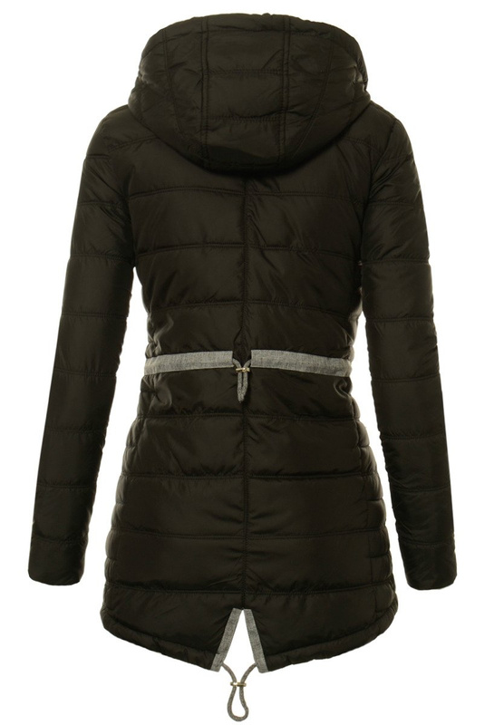 Damska Jesienna Wiosenna Kurtka Tamara Czarna