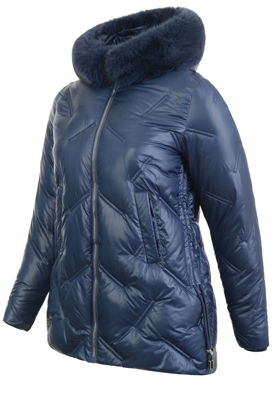 Damska Kurtka Zimowa Antonina Niebieska
