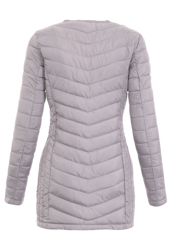 Damska Wiosenna Kurtka Jagoda Szara