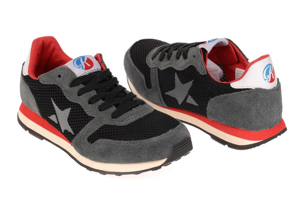 Męskie Buty Sportowe Kylie Zamsz Stalowe