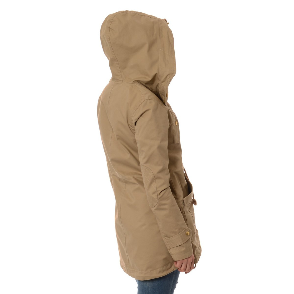 Damska Wiosenna Parka Beżowa