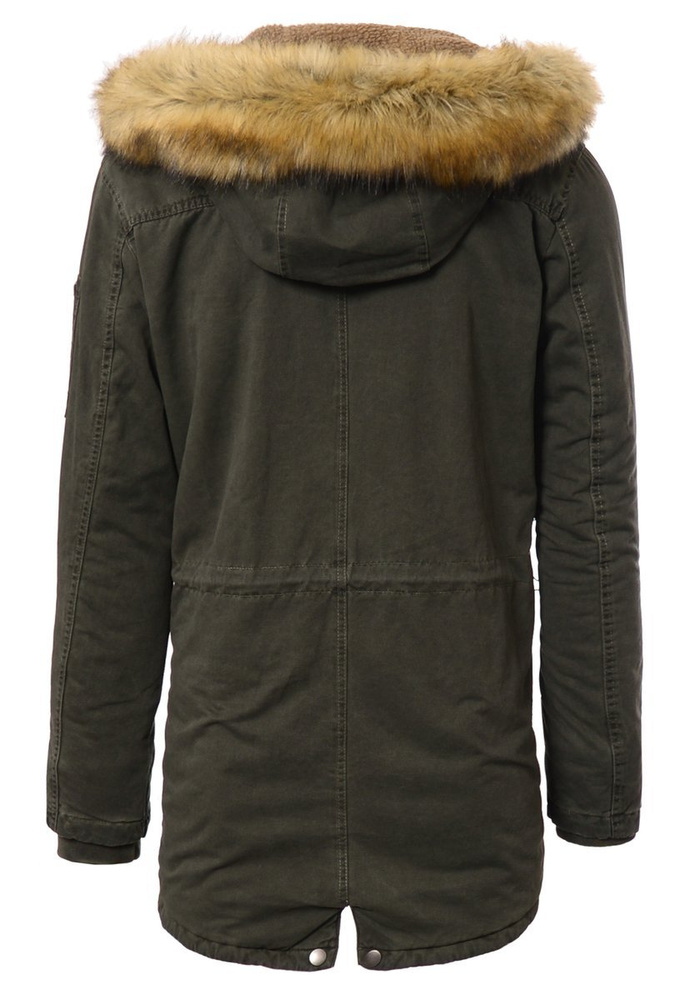 Męska Kurtka Parka Paweł Zielona