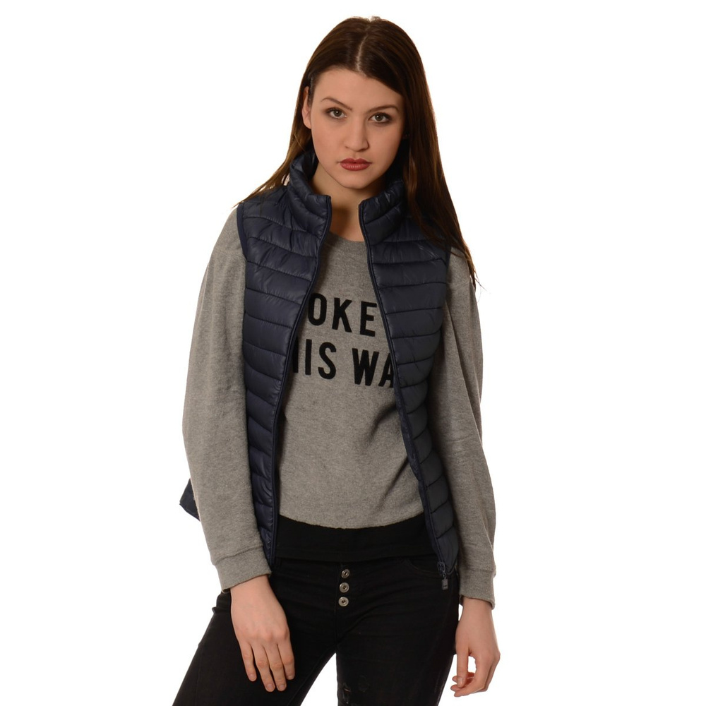 Damska Kamizelka Bezrękawnik Granat