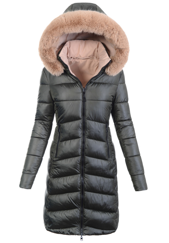 Damska Kurtka Ortalionowa Dwustronna Lora Zielona