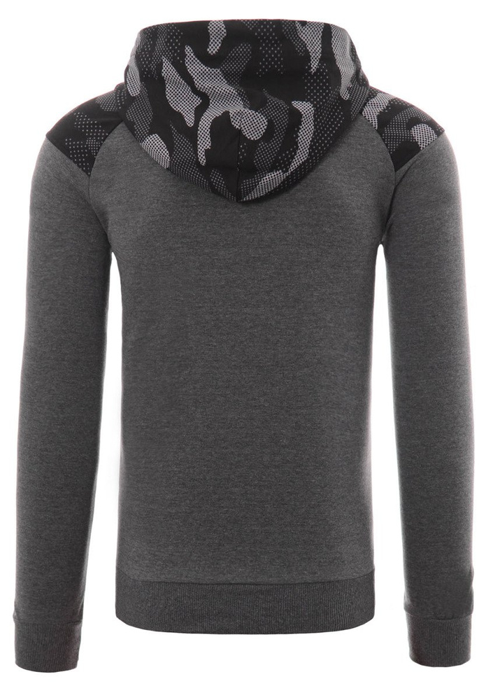 Męska Bluza Zasuwana Na Suwak Moro Szara