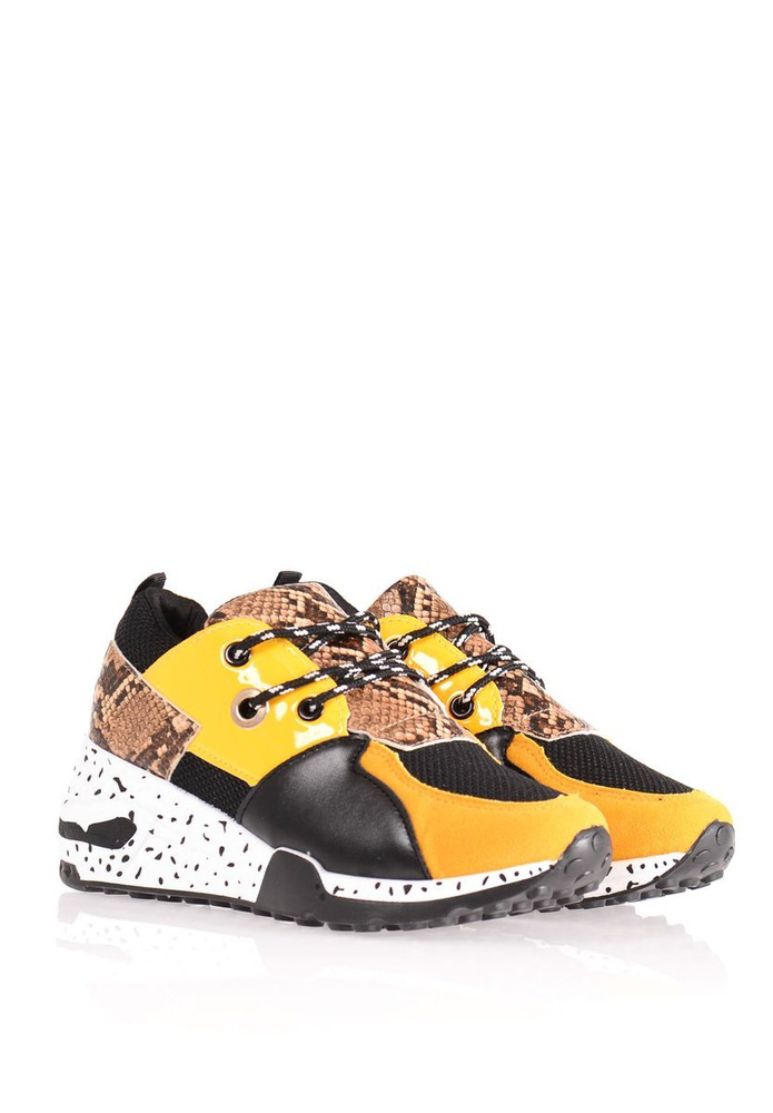 Damskie Sportowe Buty Zółte