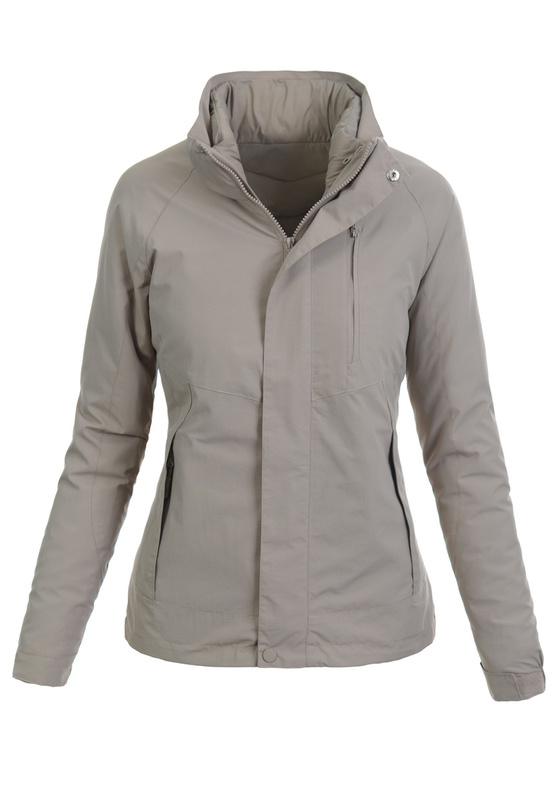 Damska Kurtka Parka Przejściowa 3w1 Estera Beżowa