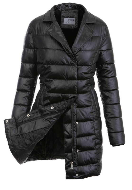 Damska Kurtka Pikowana Marina Czarna