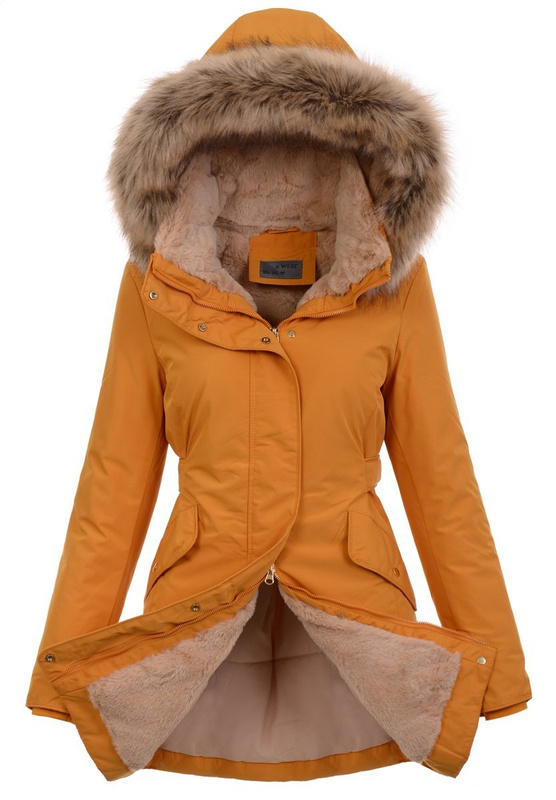 Zimowa Kurtka Parka Mirela Camel