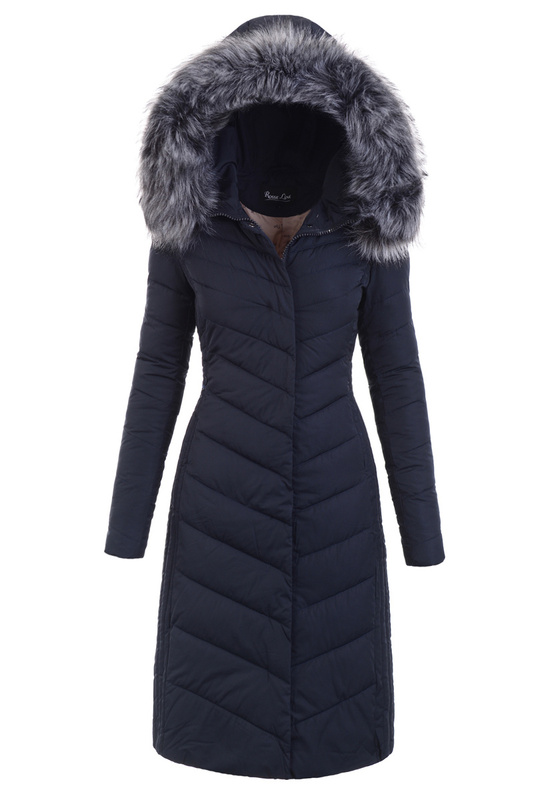 Damska Ortalionowa Kurtka Mirella Granatowa