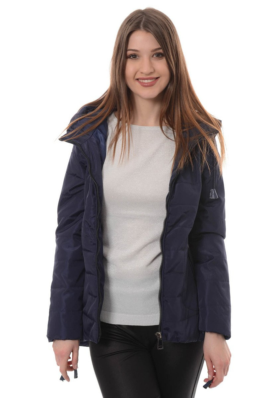 Damska Wiosenna Kurtka Tola Granatowa