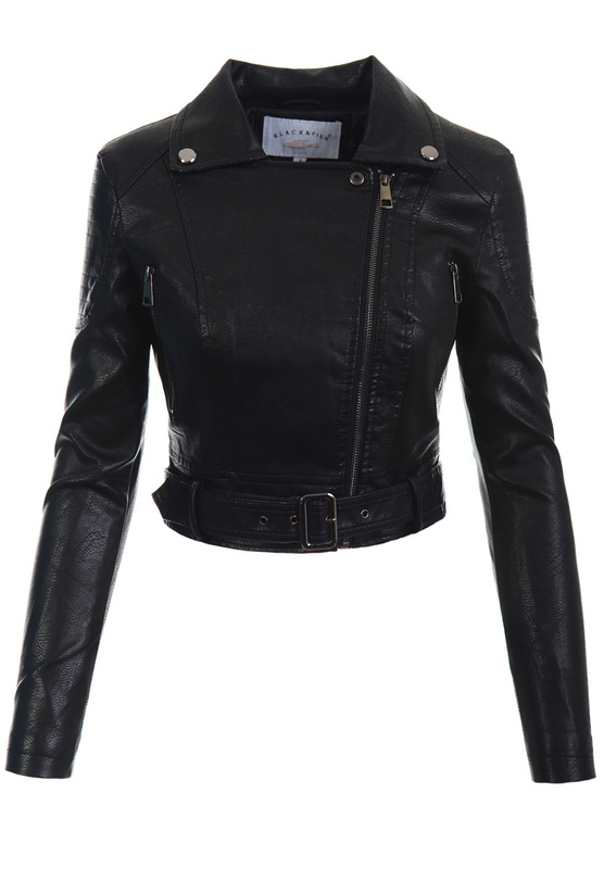 Damska Kurtka Ramoneska Ksenia Czarna