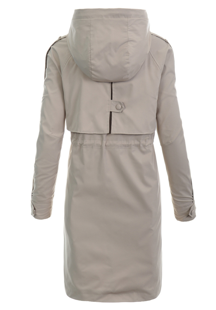 Damska Kurtka Parka Wiosenna Idalia Beżowa