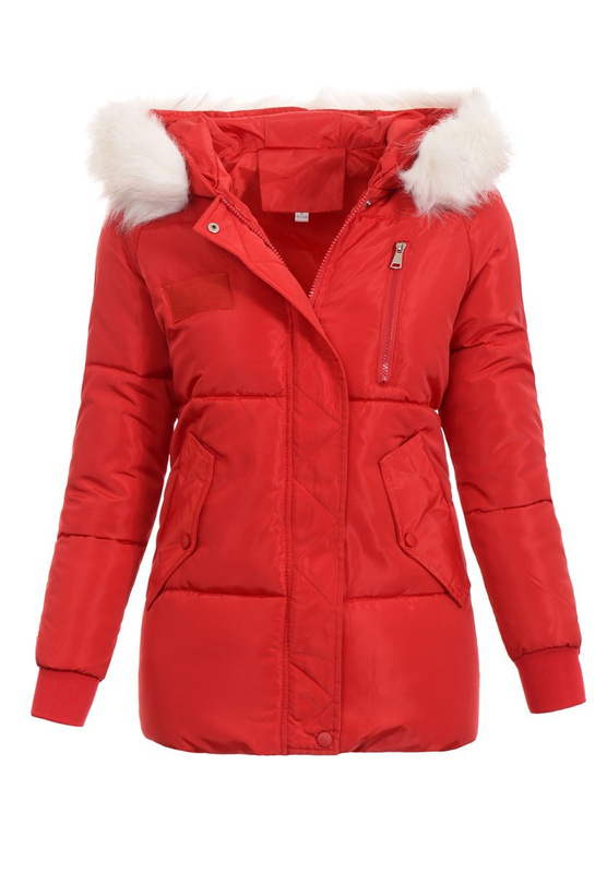 Kurtka Zimowa Kornelia Czerwona