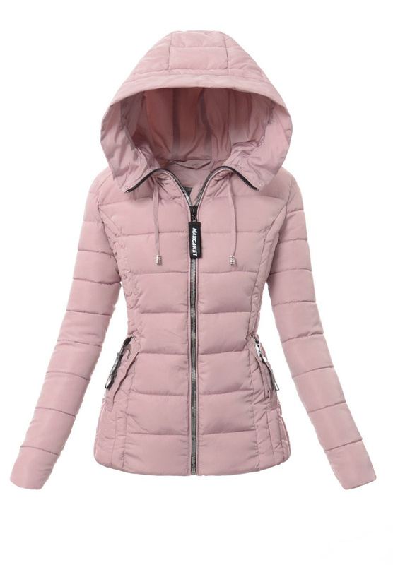 Damska Zimowa Kurtka Ortalionowa Margaret Różowa