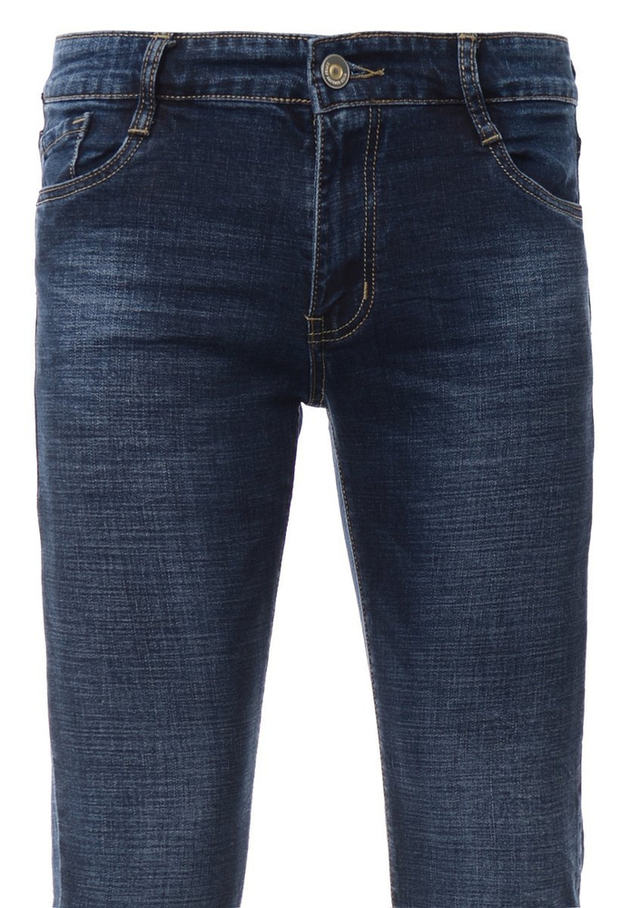 Męskie Spodnie Jeansowe Granatowe