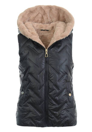 Damska Kamizelka Bezrękawnik Marie Czarny