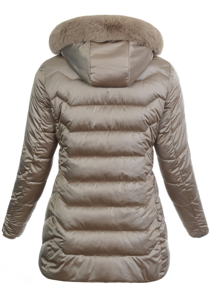 Damska Kurtka Ortalionowa Irmina Cappuccino
