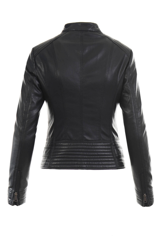 Damska Kurtka Ramoneska Karolina Czarna