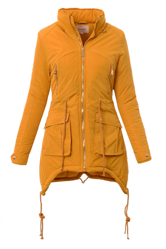 Damska Kurtka Parka Zimowa Camel