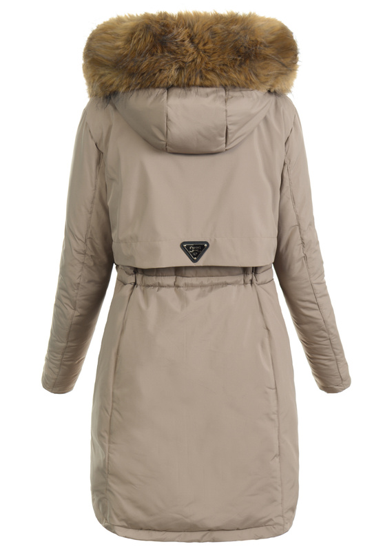 Damska Kurtka Zimowa Elwira Beżowa