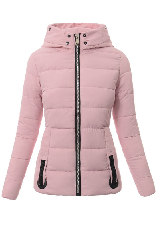 Damska Zimowa Kurtka Ortalionowa Różowa