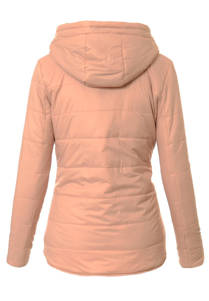 Damska Jesienna Wiosenna Kurtka Paula Blady Róż