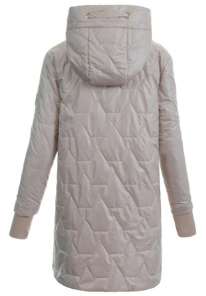 Damska Kurtka Przejściowa Wiosenna Manuela Perłowo Beżowa