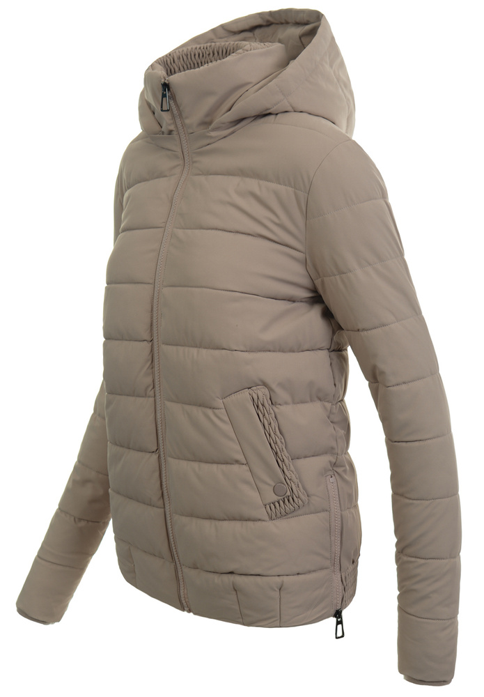 Damska Kurtka Zimowa Bernadeta Brązowa