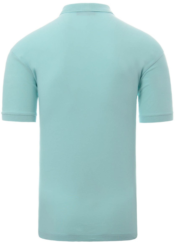 Męska Koszulka Polo Gładka Miętowa