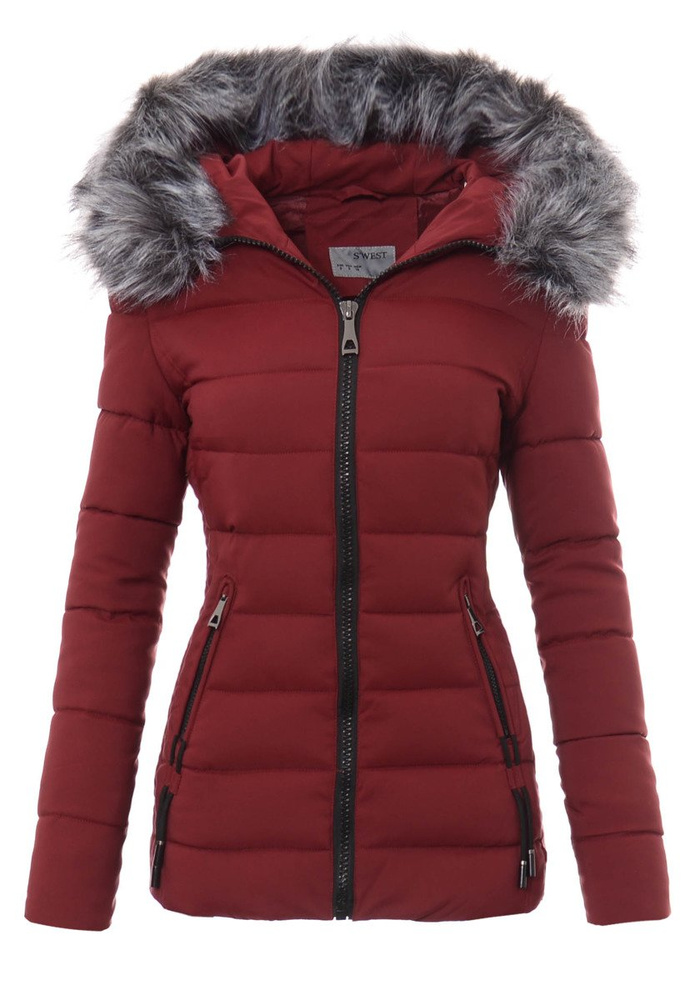 Kurtka Zimowa Zofia Bordowa