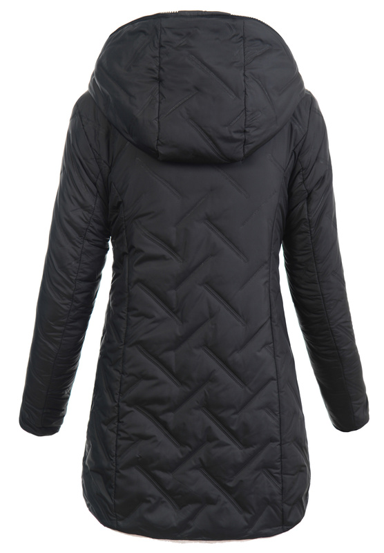 Damska Kurtka Dwustronna Zimowa Damiana Czarna