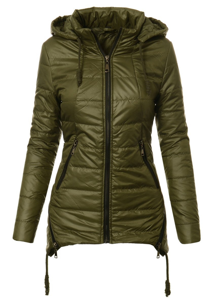 Damska Jesienna Wiosenna Kurtka Ortalionowa Asena Zielona