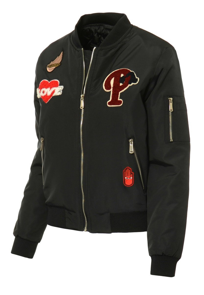 Damska Jesienna Kurtka Bomberka Kenza Granatowa