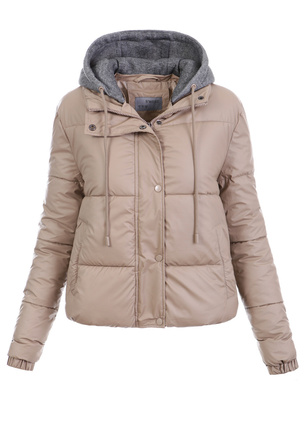 Damska Kurtka Pikowana Michaela Cappuccino