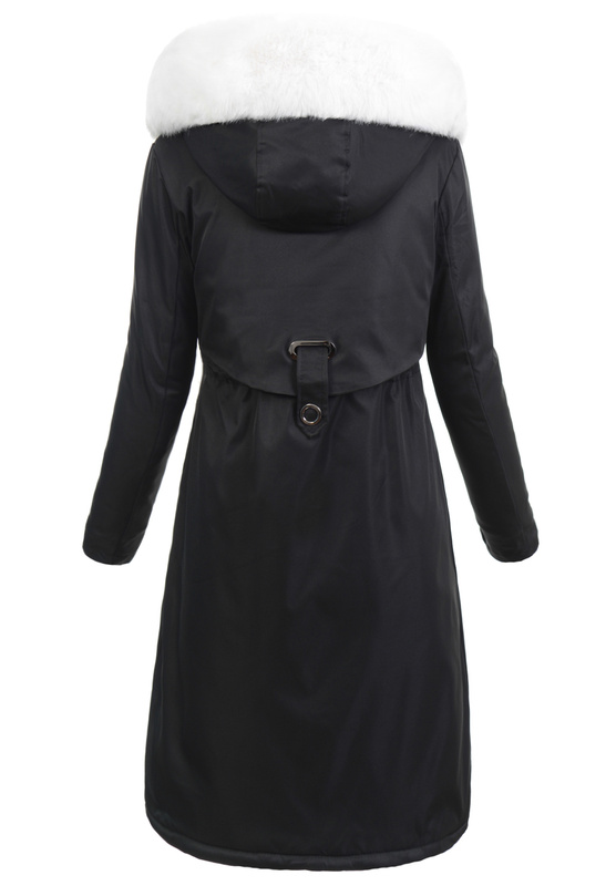 Damska Kurtka Parka Zimowa Natalia Czarna