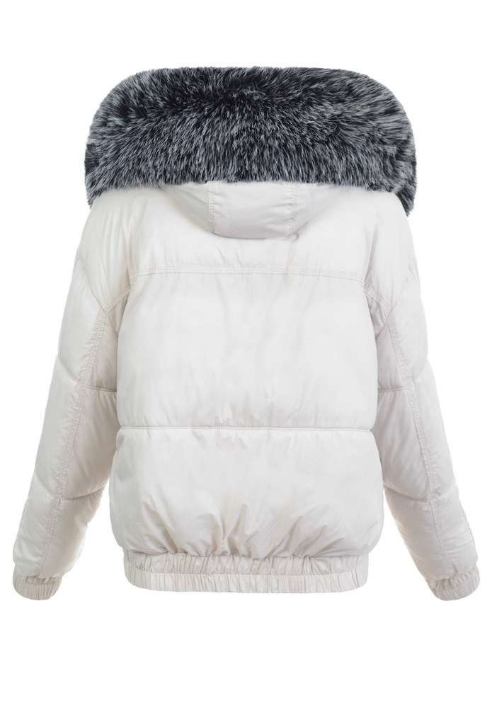 Damska Kurtka Zimowa Karen Ecru