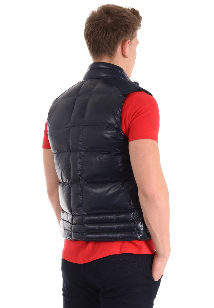 Męska Kamizelka Bezrękawnik Granatowy