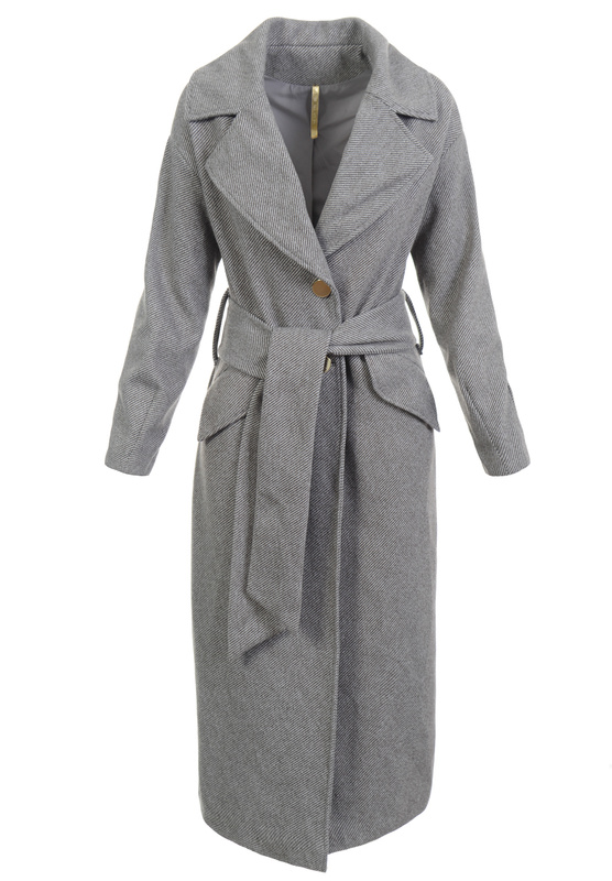 Damska Płaszcz Przejściowy Ariana Brązowy